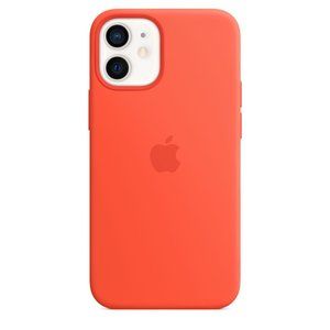 iPhone 12 mini Silicone Case with MagSafe - Electric Orange